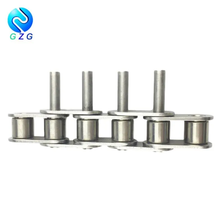 확장 핀이 있는 스테인리스 스틸 더블 피치 롤러 체인